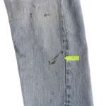 Vintage 501 Levi's Jeans / Distressed / Light Wash / Discolored - Image 5