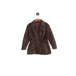 70's Women Brown Windbreaker Jacket